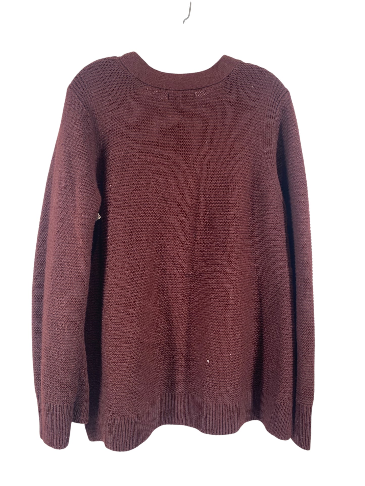 Sweater By John Paul Richard In Maroon, Size: L