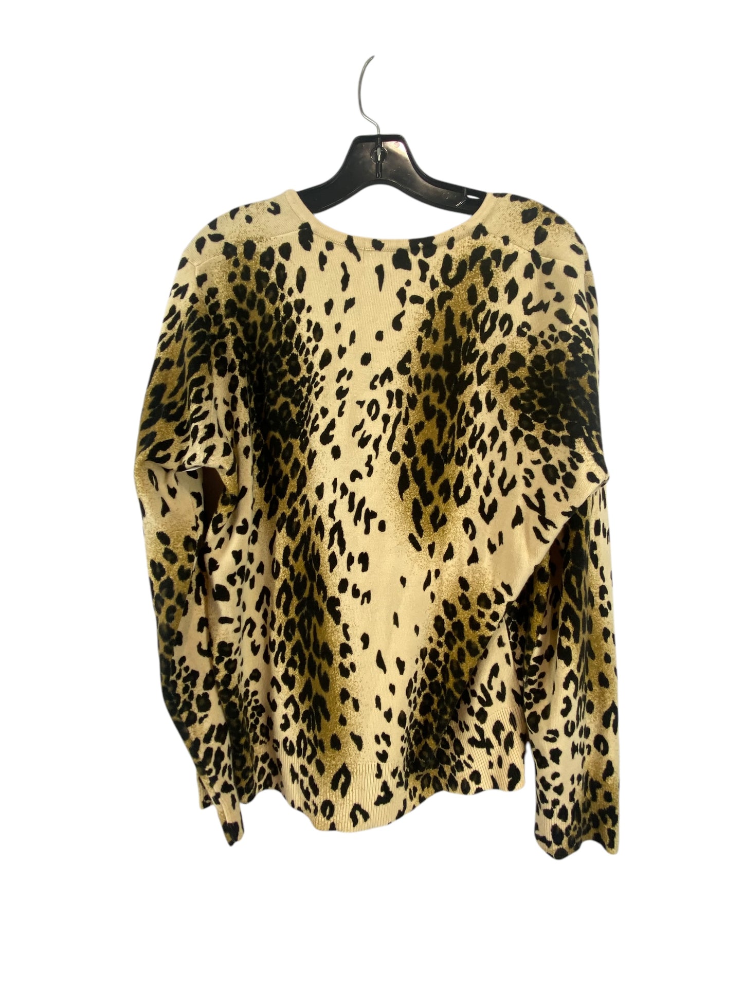 Sweater By White Stag In Animal Print, Size: Xl