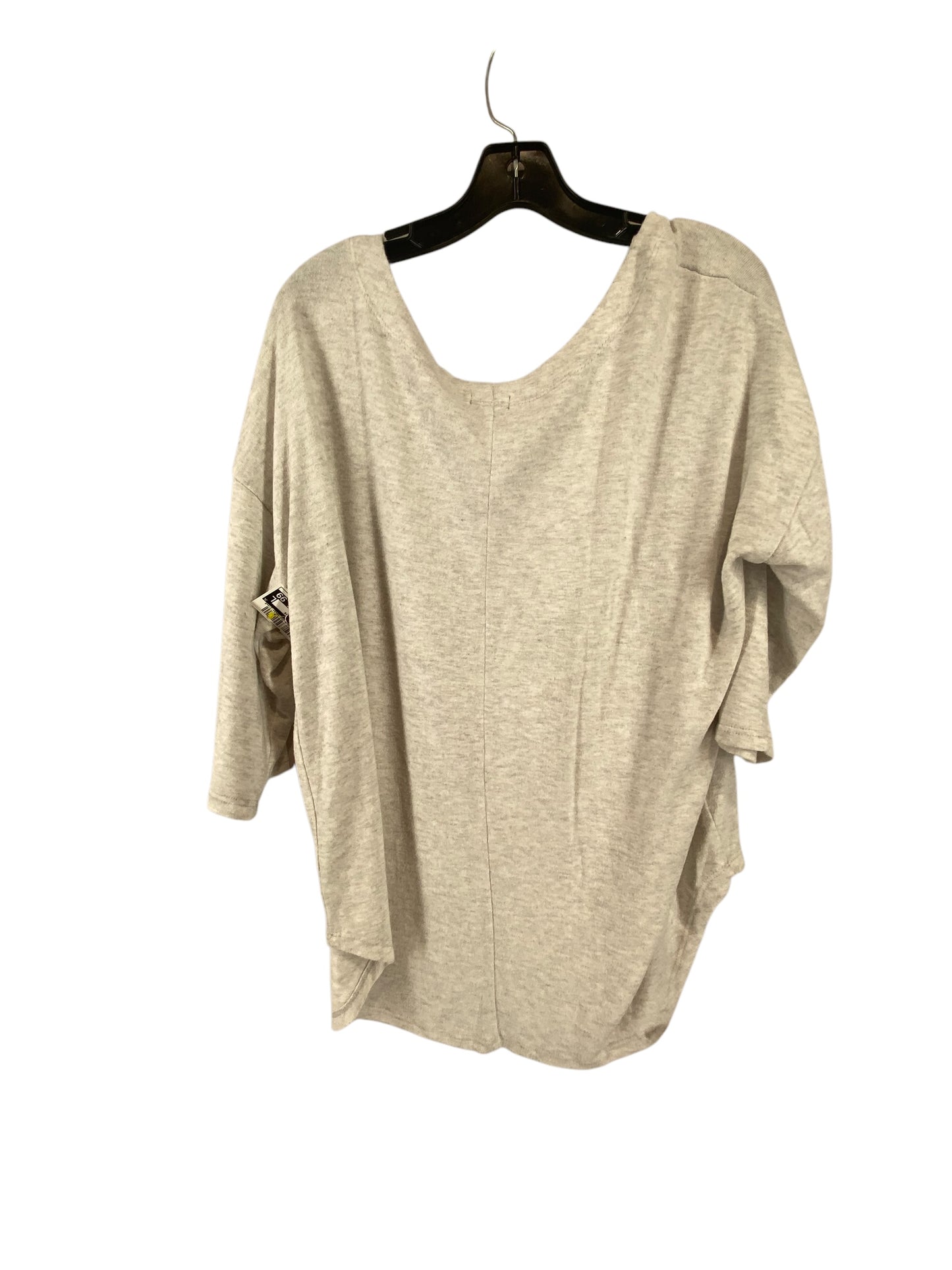 Top 2pc 3/4 Sleeve By Dip In Grey, Size: Xl