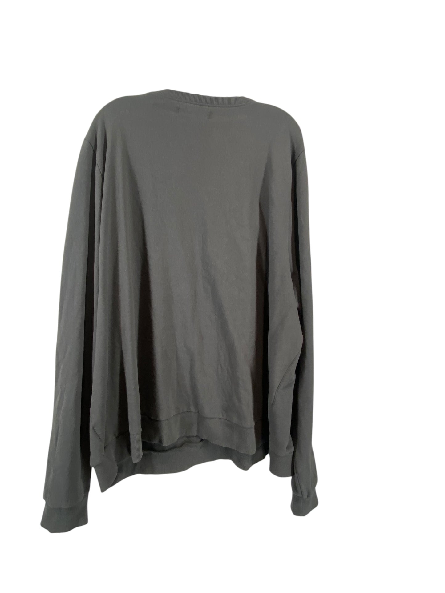 Top Long Sleeve By Clothes Mentor In Grey, Size: 3x