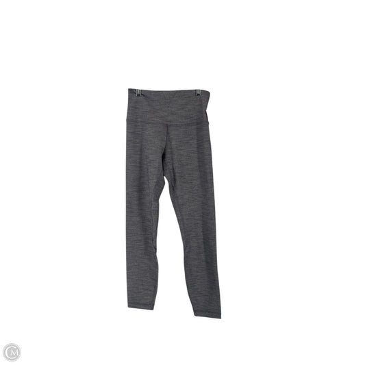 Athletic Leggings By Lululemon In Grey, Size: 6