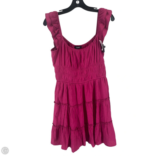 Dress Casual Short By Trixxi In Pink, Size: L