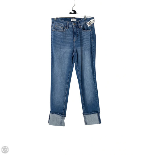 Jeans Straight By Sofia By Sofia Vergara In Blue Denim, Size: 4