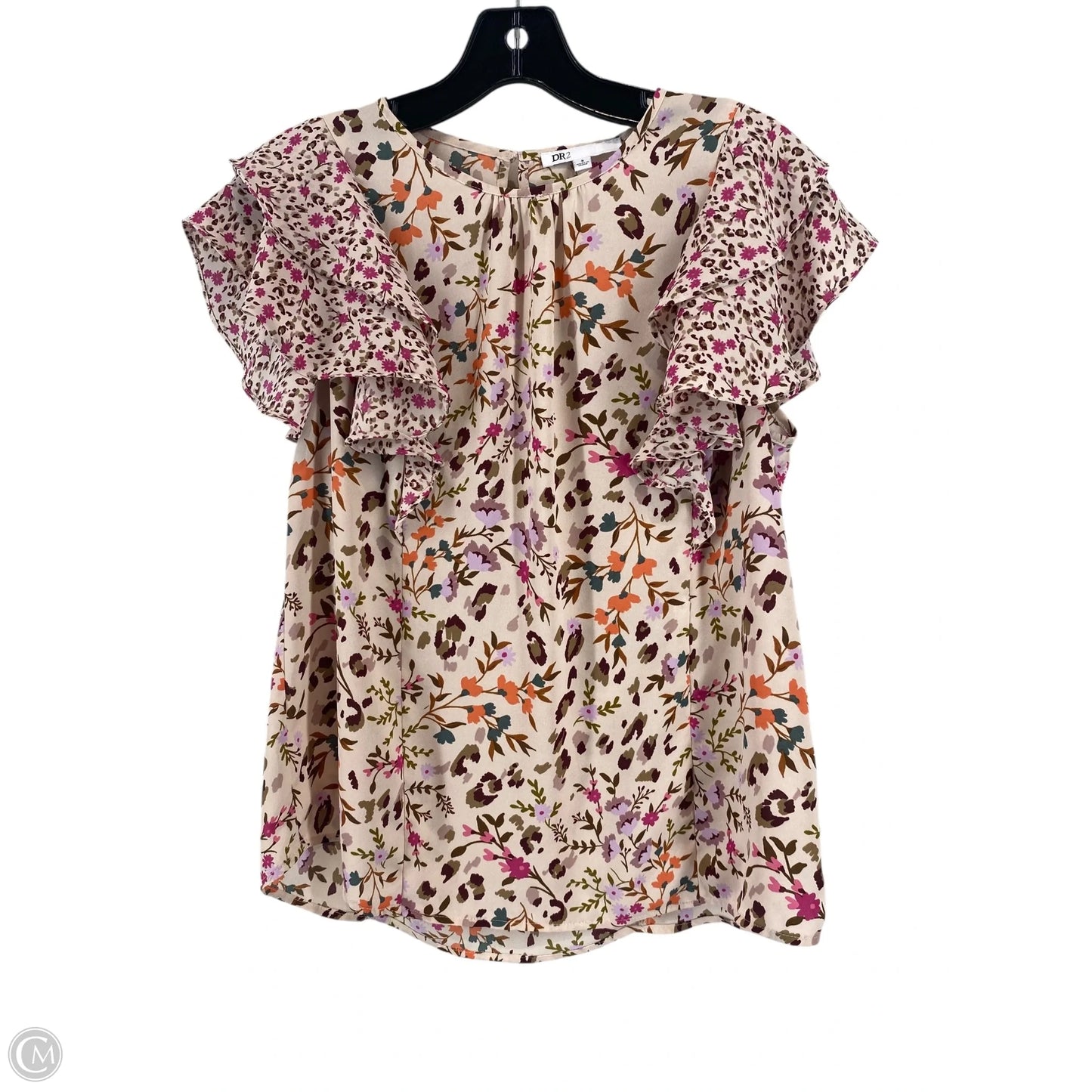Top Short Sleeve By Dr2 In Pink, Size: S