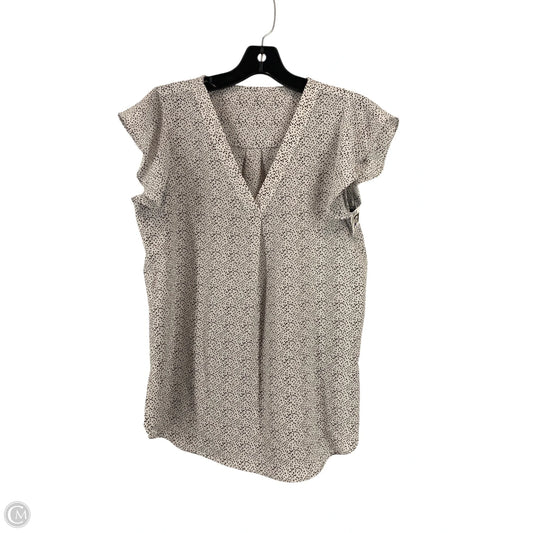 Top Short Sleeve By Cme In White, Size: S