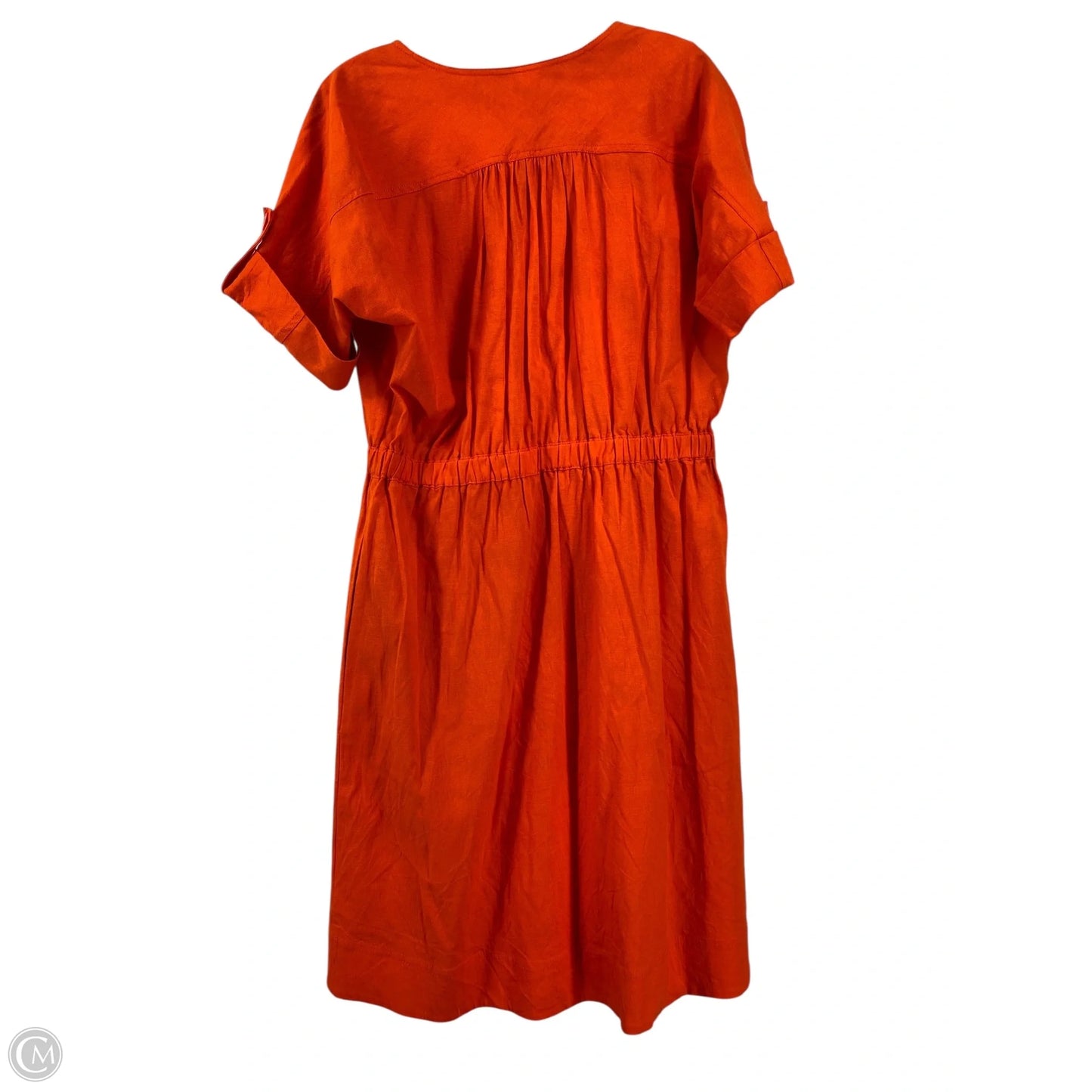 Dress Casual Midi By Clothes Mentor In Orange, Size: Xxl