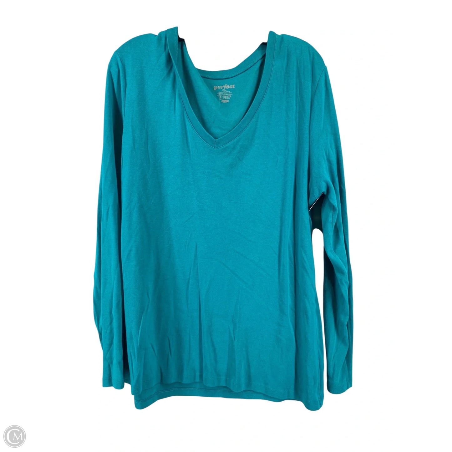 Top Long Sleeve By Clothes Mentor In Green, Size: Xxl