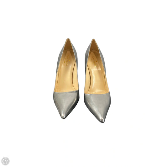 Shoes Designer By Kate Spade In Silver, Size: 8.5