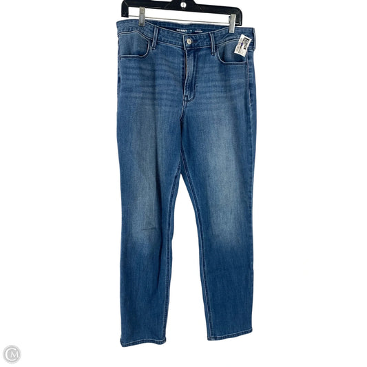 Jeans Straight By Old Navy In Blue Denim, Size: 12