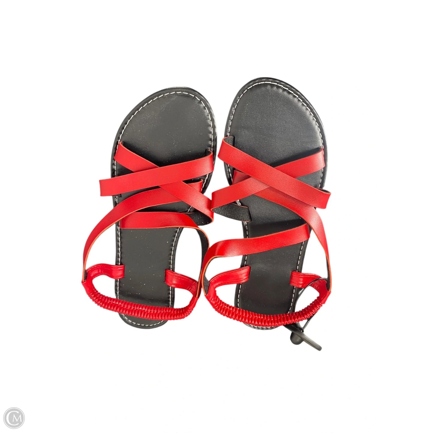 Shoes Flats By Clothes Mentor In Red, Size: 7.5