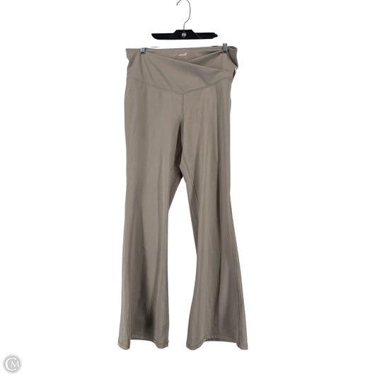 Athletic Leggings By Avia In Grey, Size: L