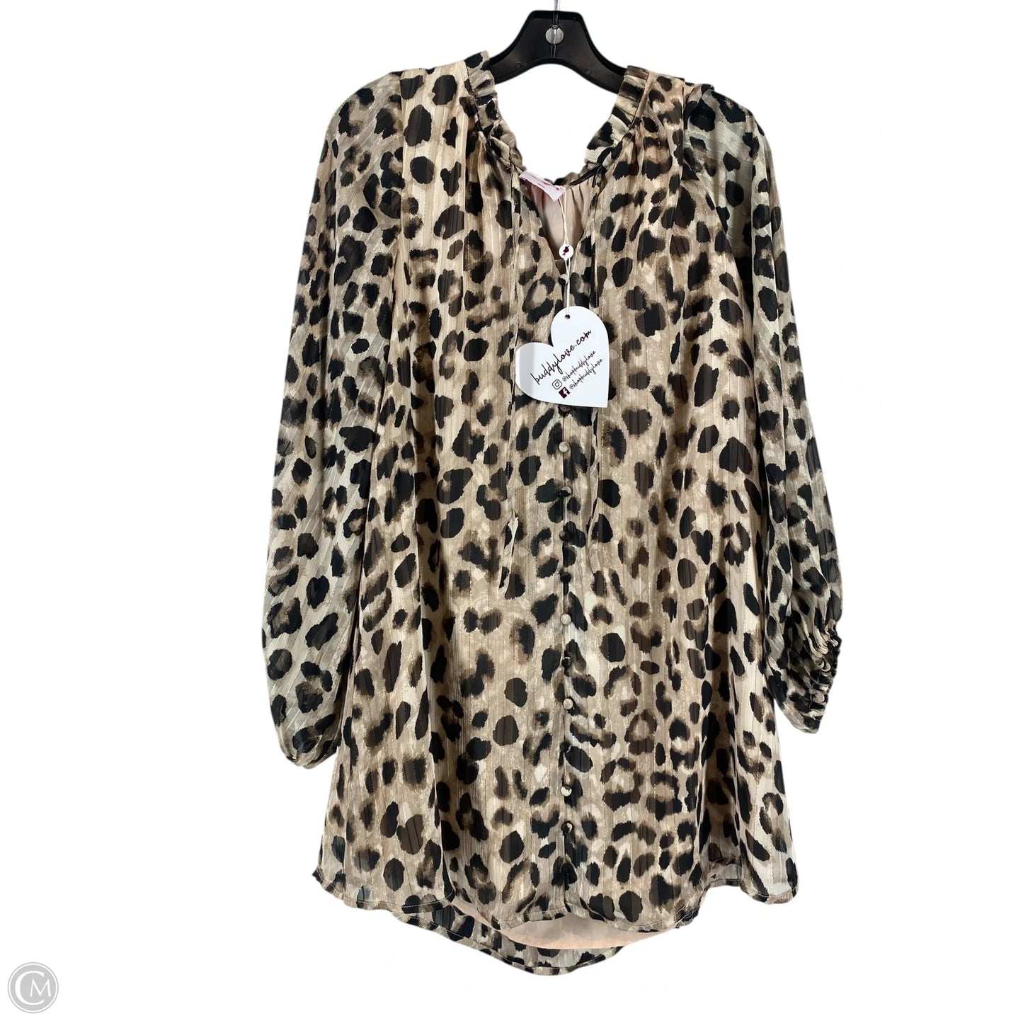 Dress Casual Short By Buddy Love In Animal Print, Size: M