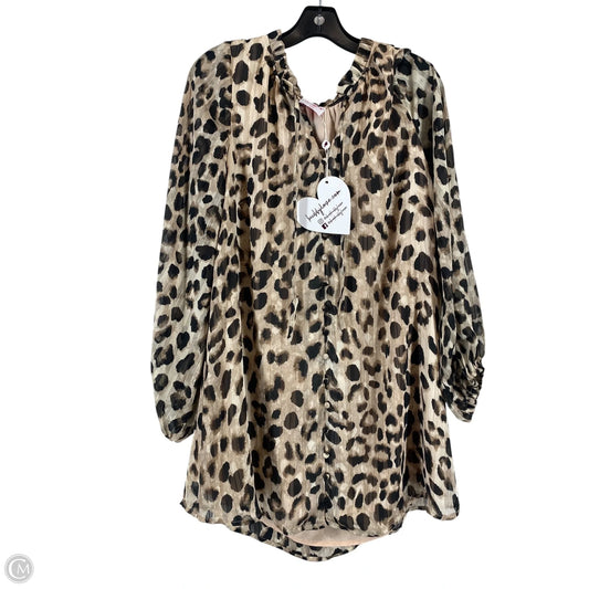 Dress Casual Short By Buddy Love In Animal Print, Size: M