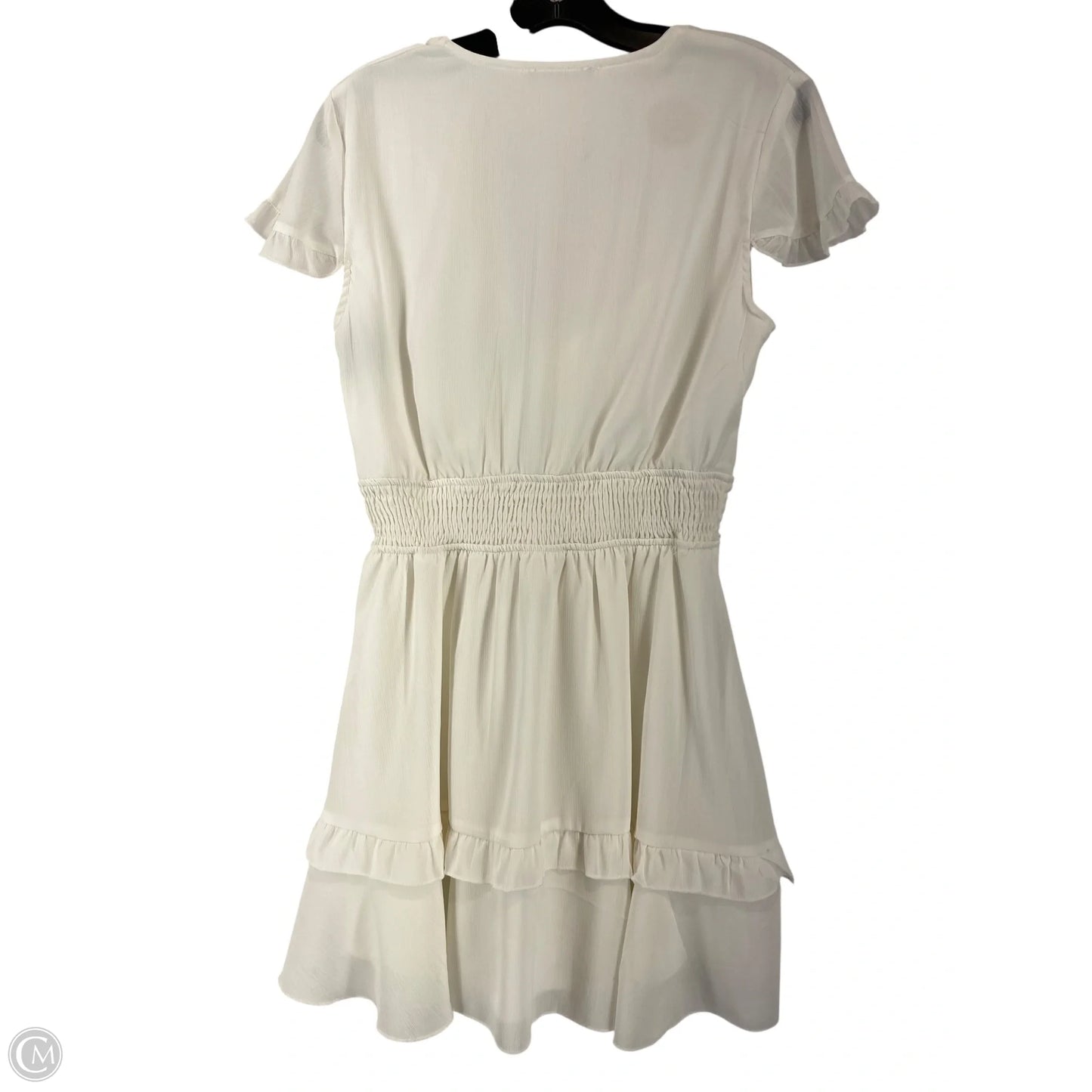 Dress Casual Short By Clothes Mentor In White, Size: M