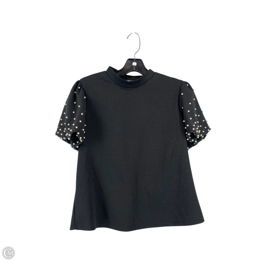 Top Short Sleeve By Express In Black, Size: S