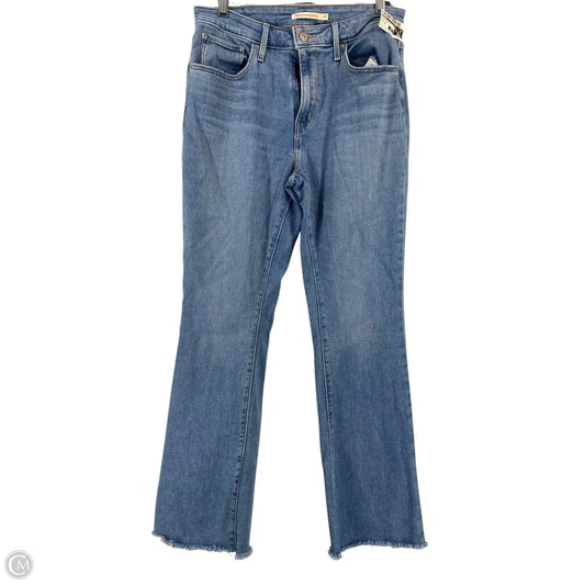 Jeans Boot Cut By Levis In Blue Denim, Size: 10