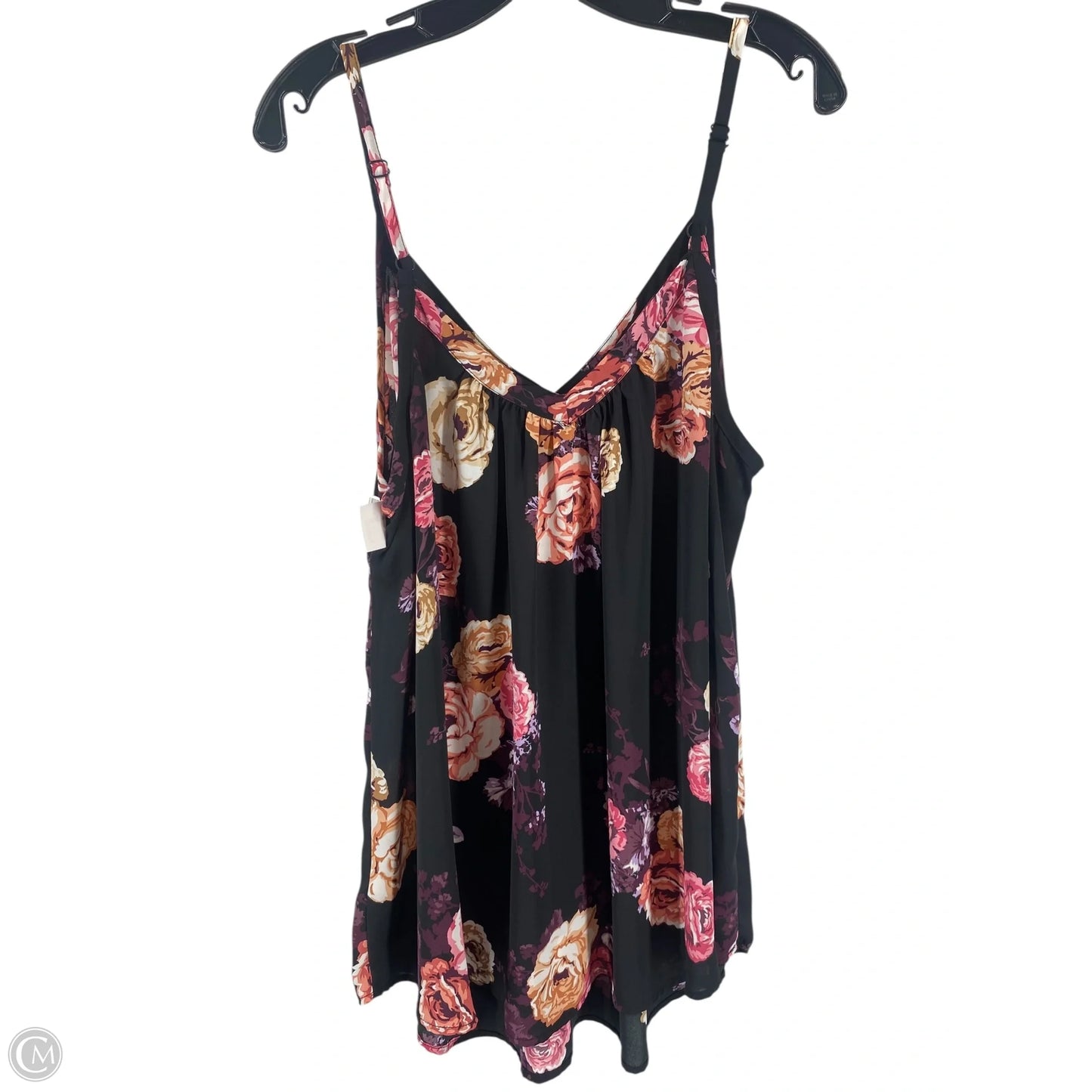 Top Sleeveless By Torrid In Floral Print, Size: 1x