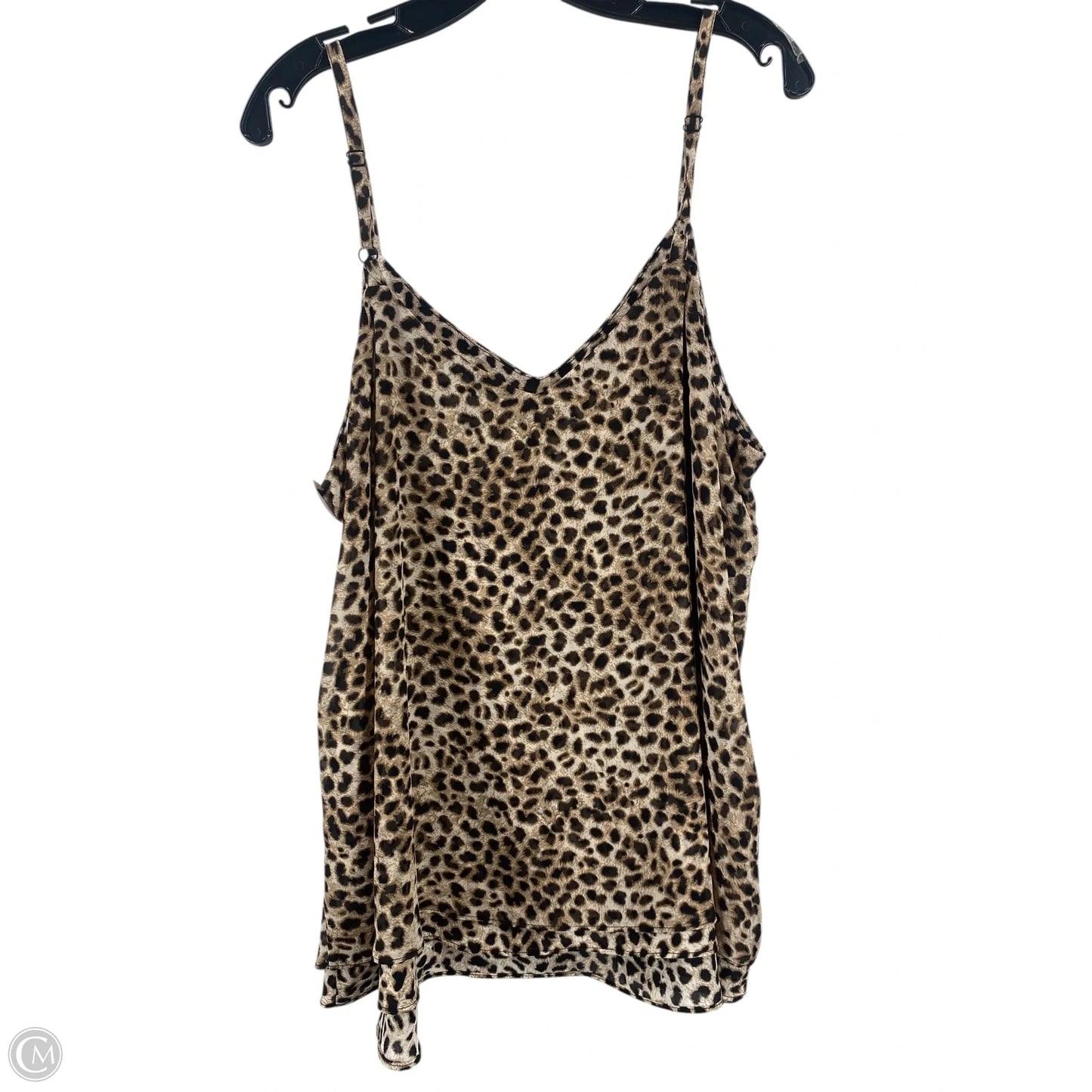 Top Sleeveless By Torrid In Animal Print, Size: 1x