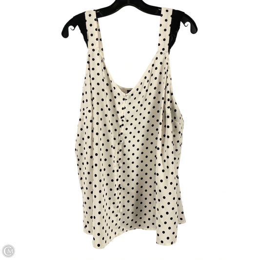 Top Sleeveless By Torrid In Polkadot Pattern, Size: 1x