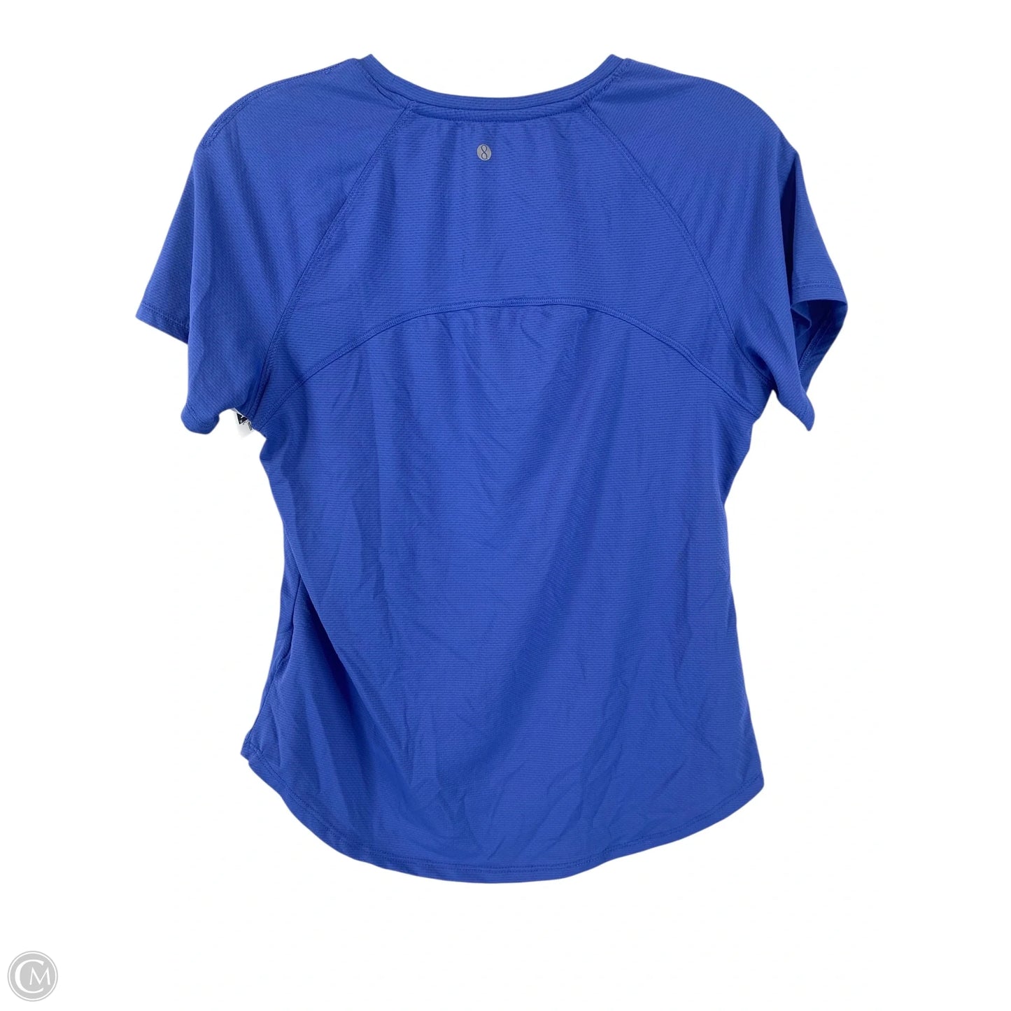 Athletic Top Short Sleeve By Layer 8 In Blue, Size: S