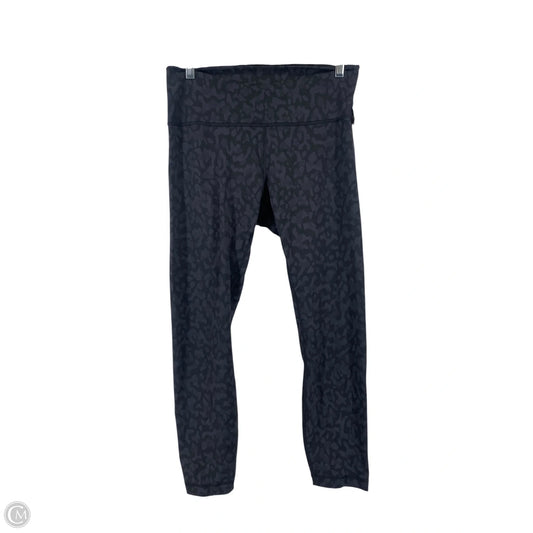Athletic Leggings By Lululemon In Grey, Size: L