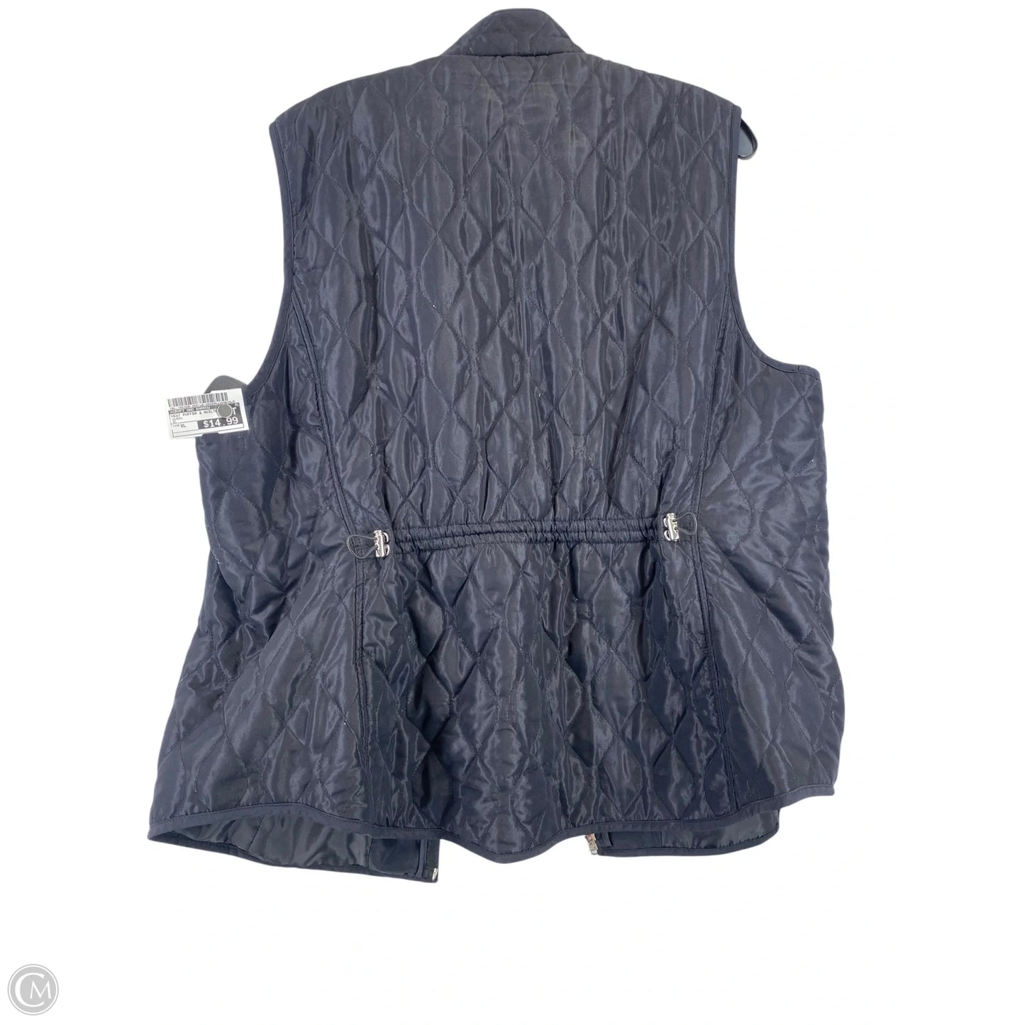 Vest Puffer & Quilted By Croft And Barrow In Black, Size: Xl