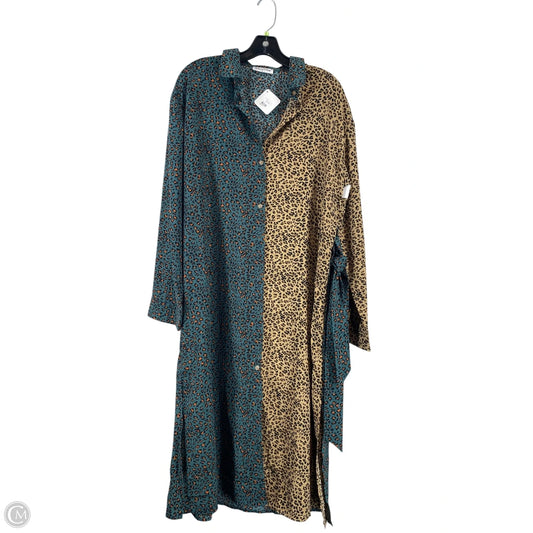 Dress Casual Maxi By Solutions In Animal Print, Size: L