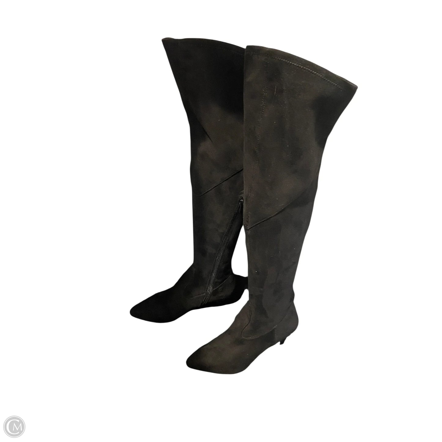 Boots Knee Heels By Impo In Black, Size: 6.5