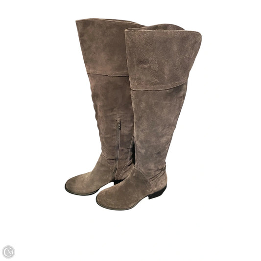 Boots Knee Heels By Vince Camuto In Grey, Size: 7