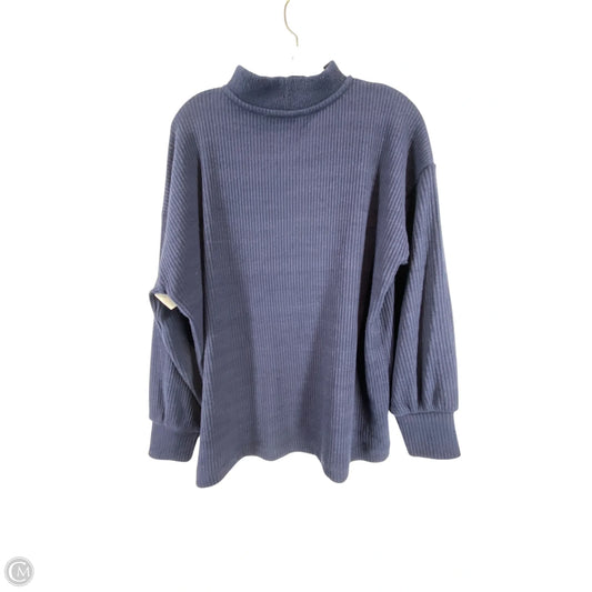 Sweater By Loft In Blue, Size: L