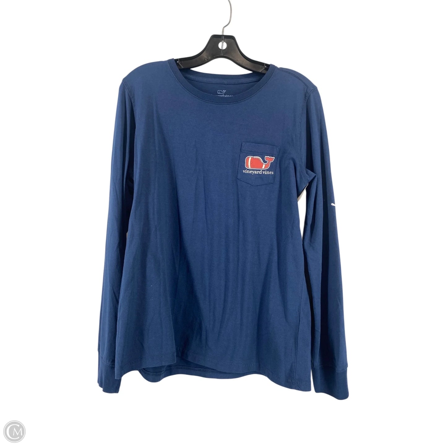 Top Long Sleeve By Vineyard Vines In Navy, Size: M