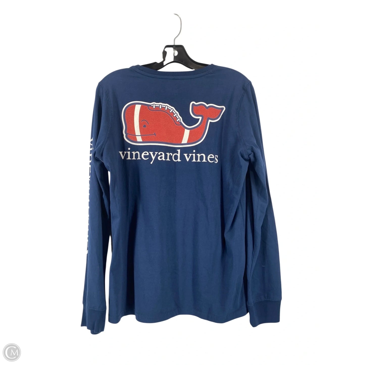 Top Long Sleeve By Vineyard Vines In Navy, Size: M