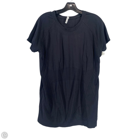 Athletic Top Short Sleeve By Athleta In Black, Size: Xl