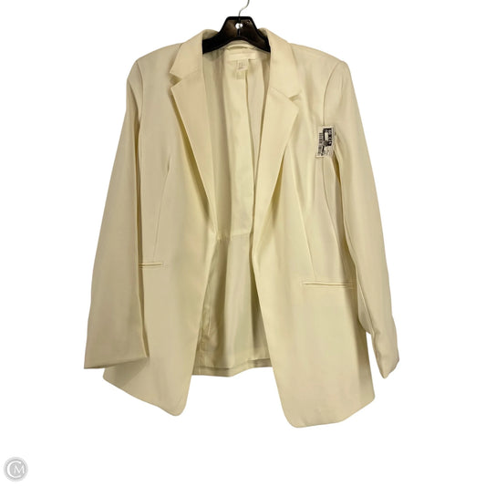 Blazer By H&m In Cream, Size: 12