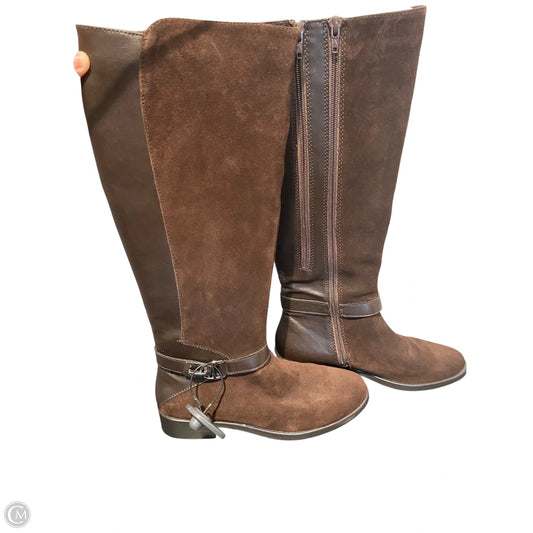 Boots Ankle Flats By Aerosoles In Brown, Size: 7.5