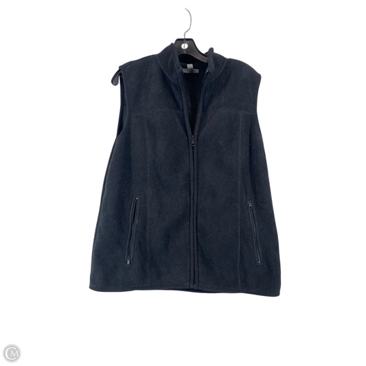 Vest Fleece By Style And Co Collection Women In Black, Size: Xl