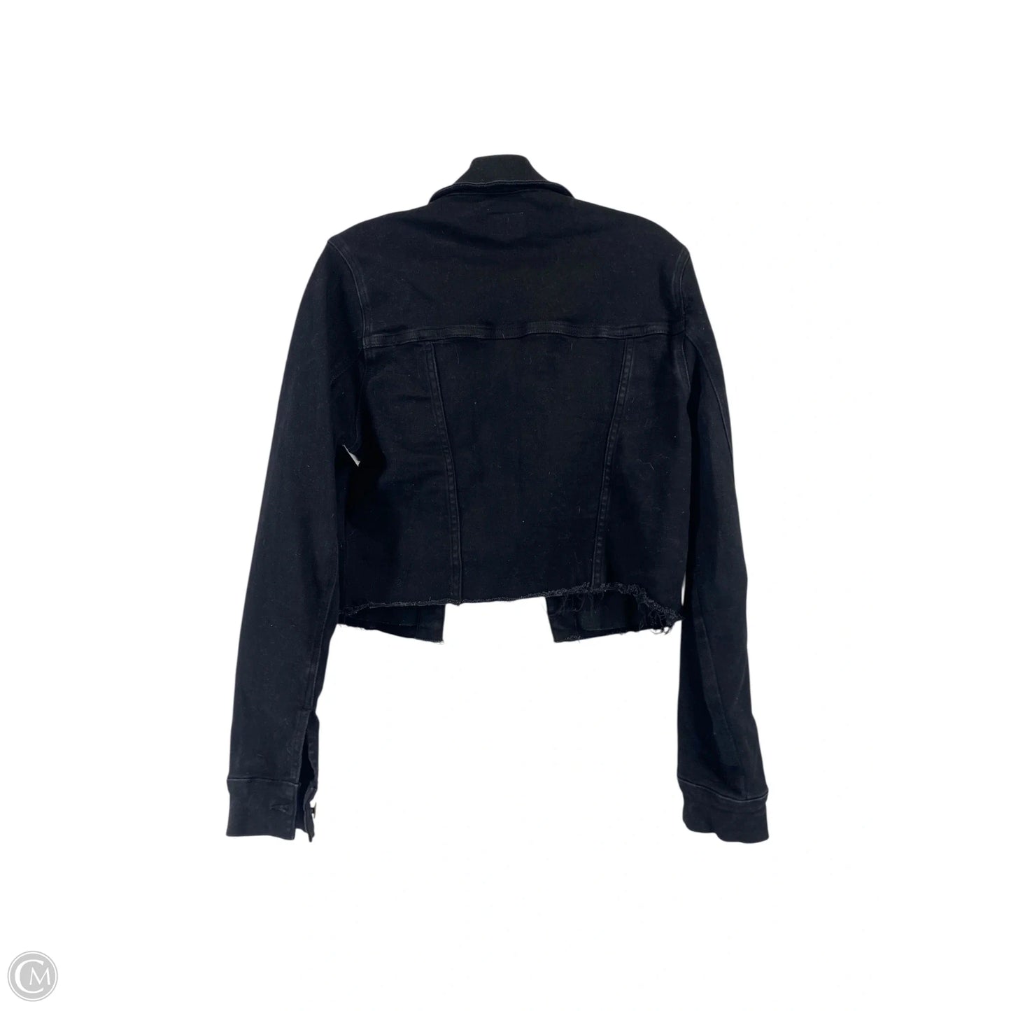 Jacket Denim By Judy Blue In Black Denim, Size: M