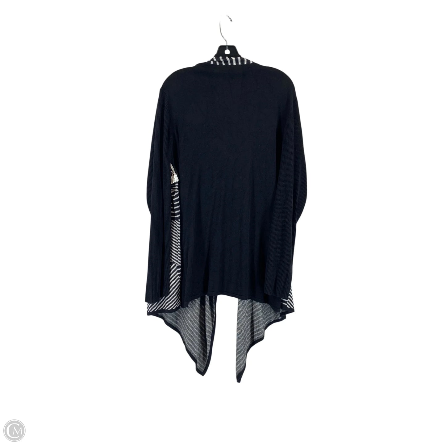 Cardigan By Avenue In Black & White, Size: 22