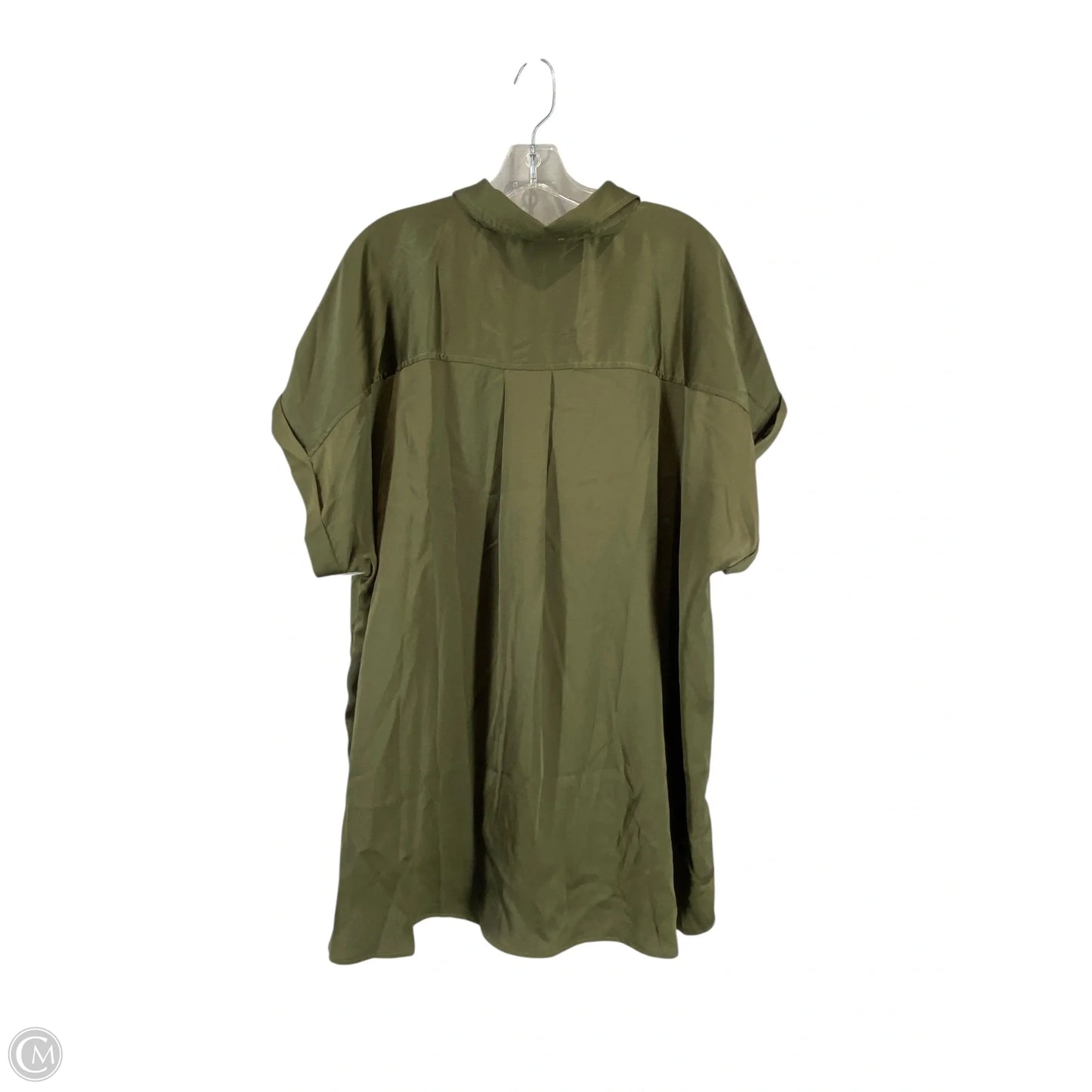 Top Short Sleeve By Entro In Green, Size: 1x