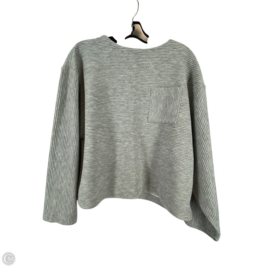 Top Long Sleeve By A New Day In Grey, Size: Xs