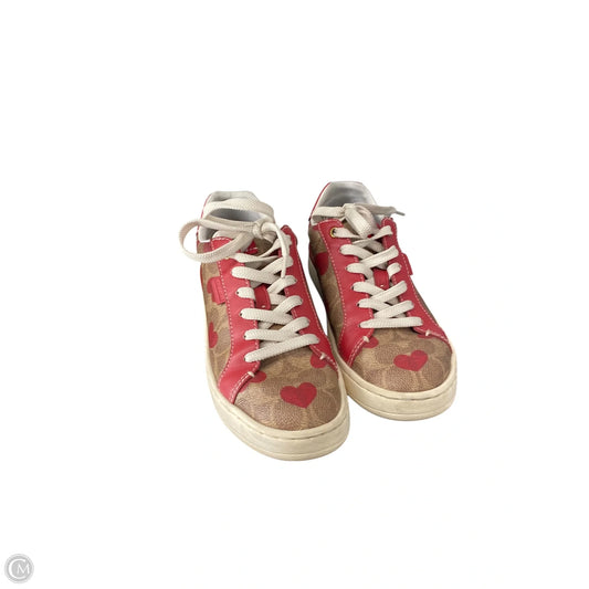 Shoes Designer By Coach In Red, Size: 6