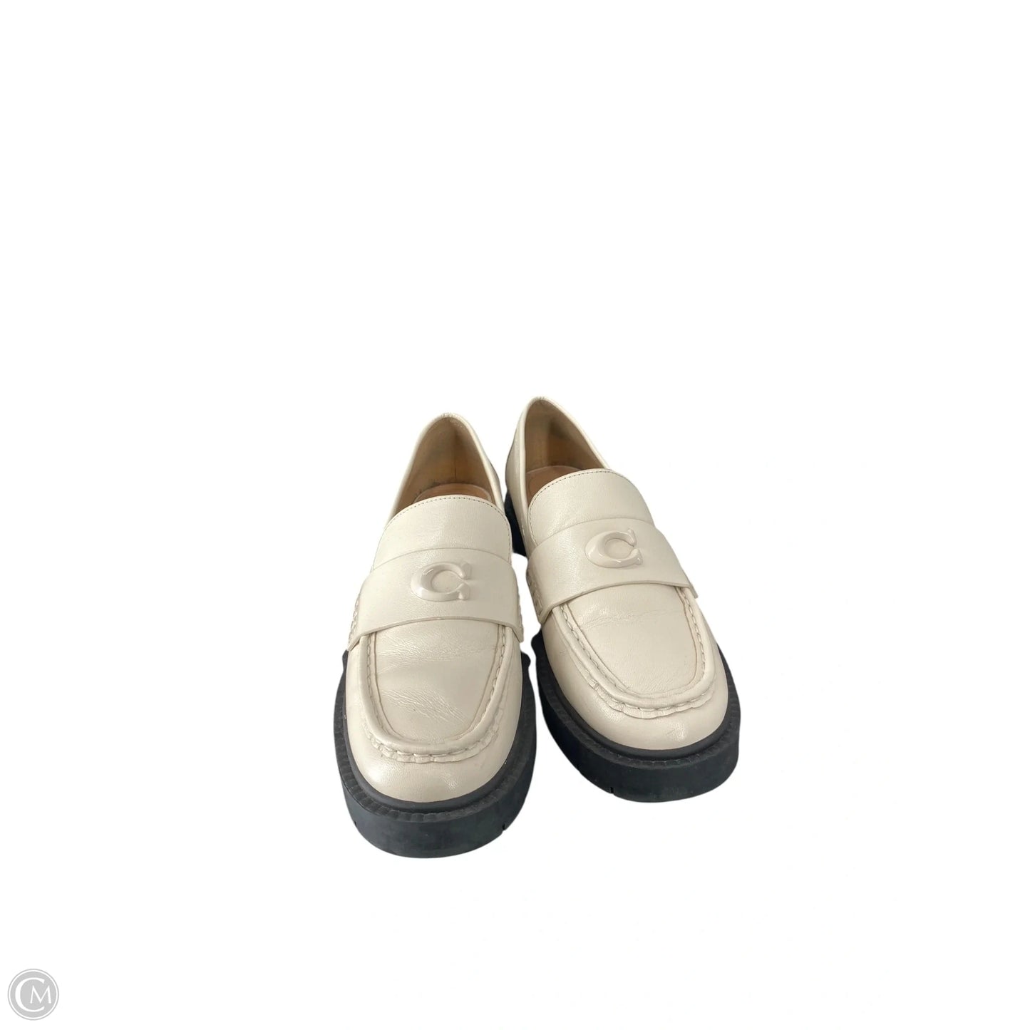 Shoes Designer By Coach In Cream, Size: 6