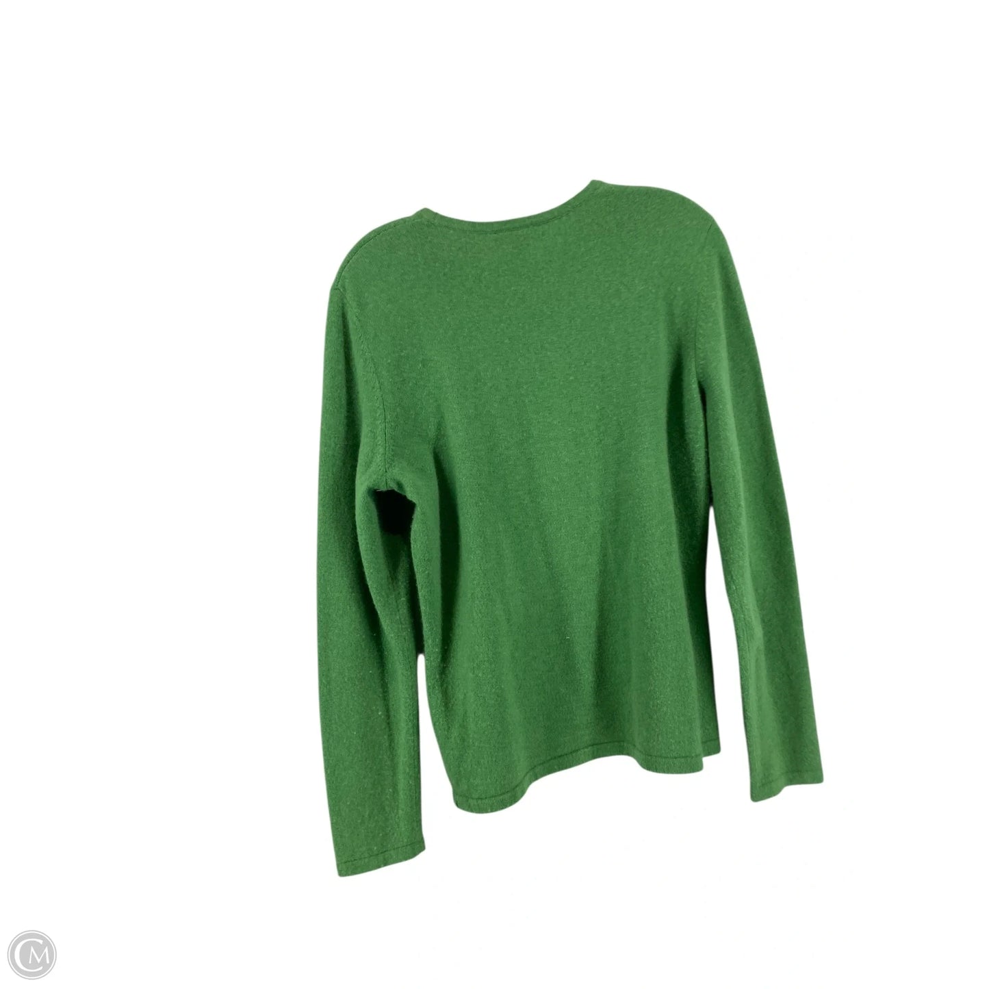 Top Long Sleeve By Lands End In Green, Size: M