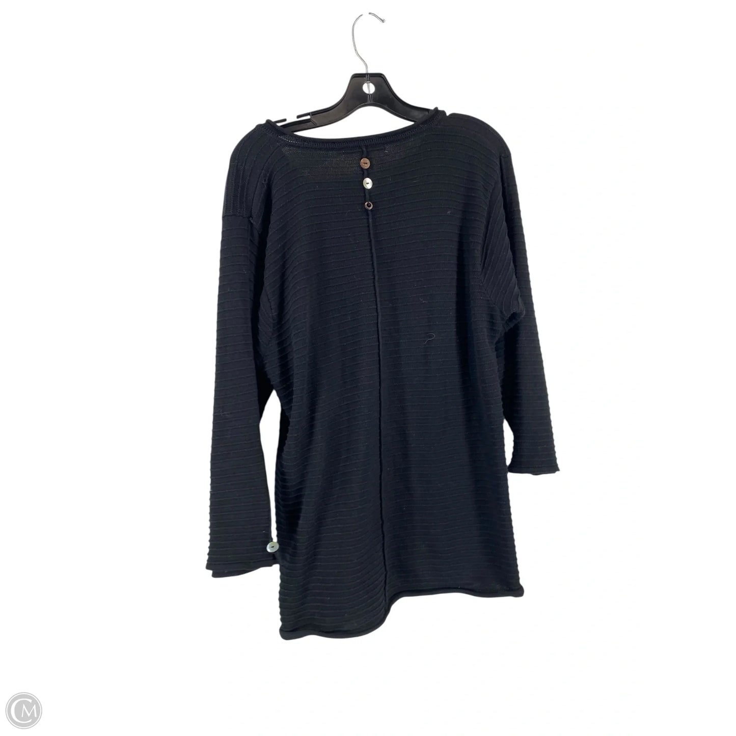 Top Long Sleeve By Clothes Mentor In Black, Size: M