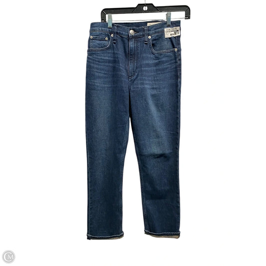Jeans Straight By Rag And Bone In Blue Denim, Size: 26