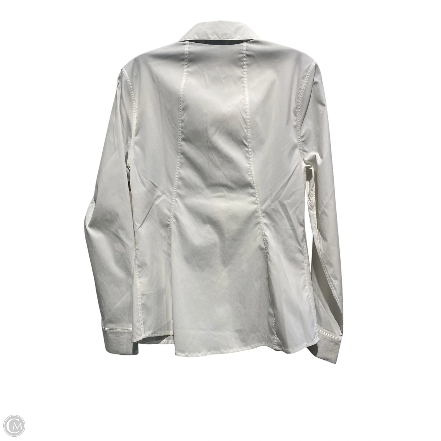 Top Long Sleeve By Athleta In White, Size: M