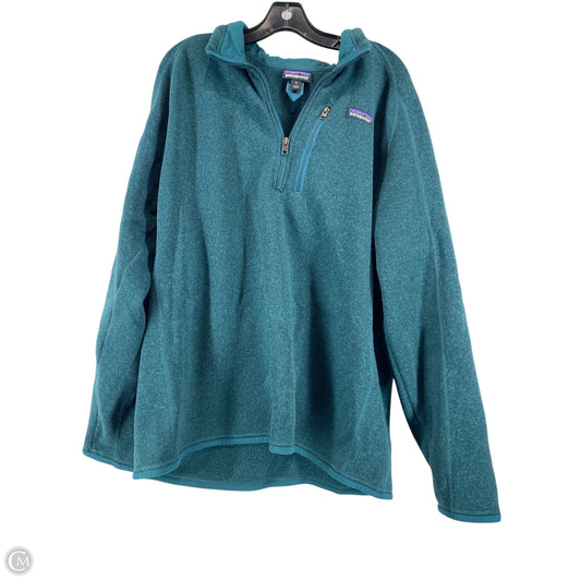 Jacket Fleece By Patagonia In Green, Size: Xl