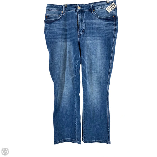 Jeans Skinny By Judy Blue In Blue Denim, Size: 18