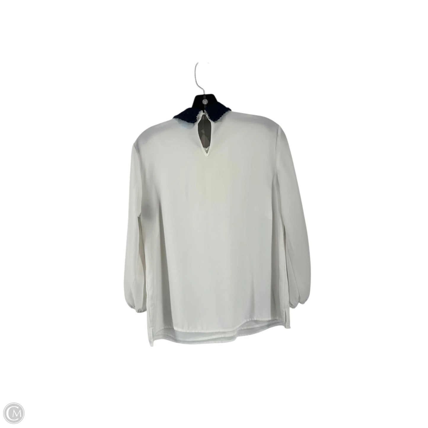 Top Long Sleeve Basic By Cece In White, Size: S