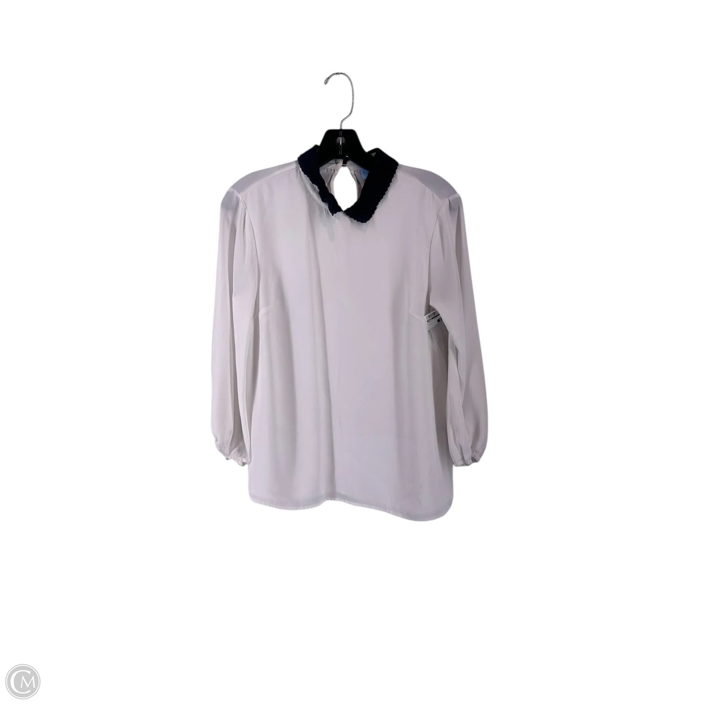 Top Long Sleeve Basic By Cece In White, Size: S
